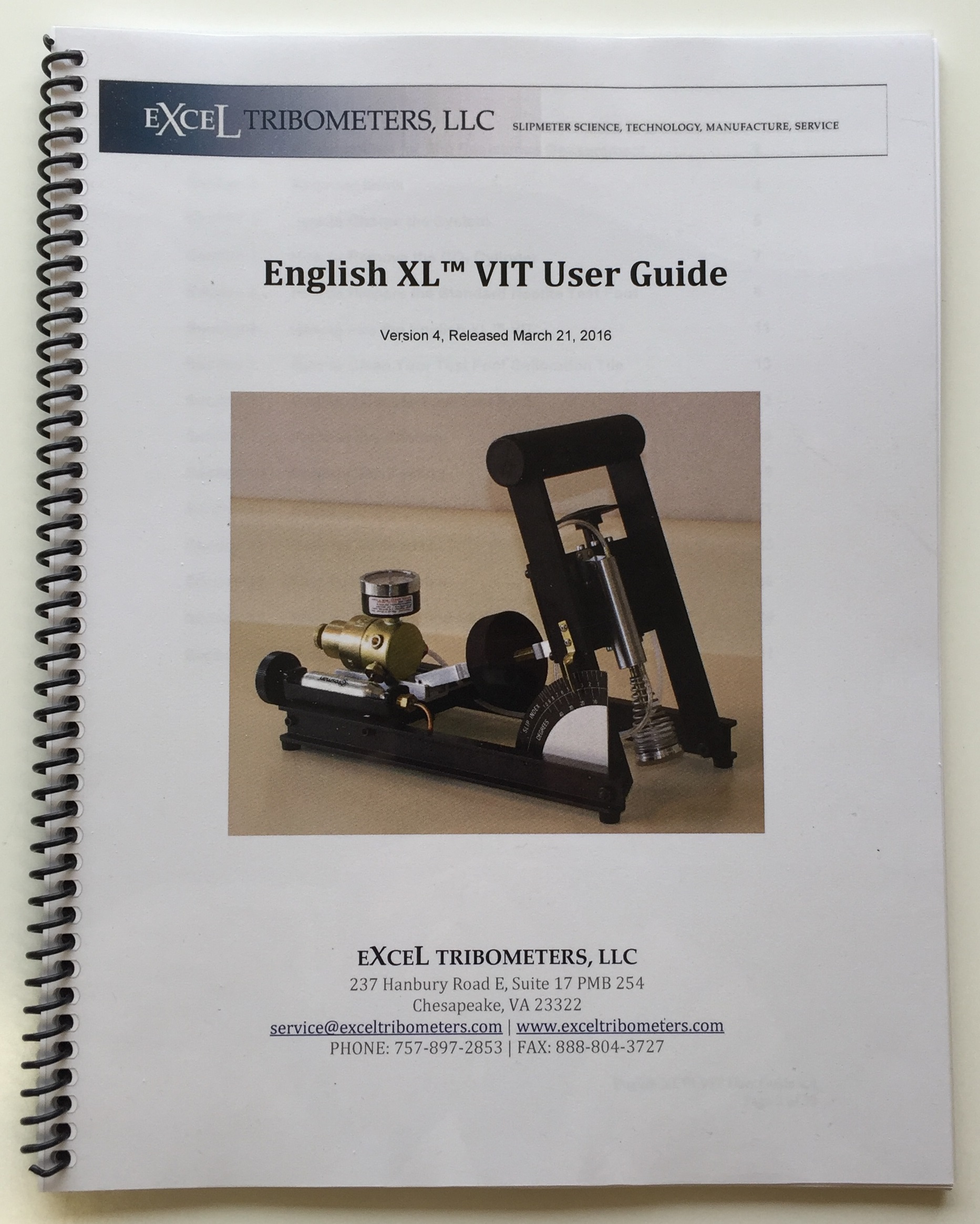 English XL VIT User Guide
